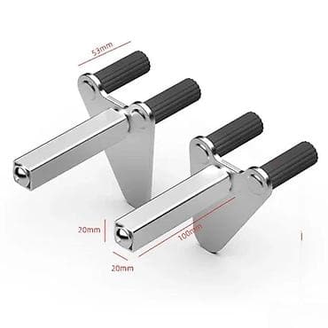 Sports & Leisure: Čelični V nosači za tegove – PAR - Namena: dodatak za kaveze/police at lalafo.rs — 2 Sports & Leisure: Čelični V nosači za tegove – PAR - Namena: dodatak za kaveze/police — 2