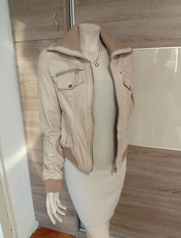 Stradivarius jakna od debele prirodne kože M Širina u ramenima 40cm od na lalafo.rs — 5 Stradivarius jakna od debele prirodne kože M Širina u ramenima 40cm od — 5