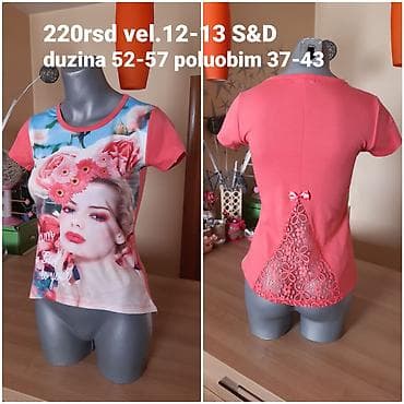 Dečija majica S&D, veličina 12–13 (označeno 152). Kratki rukavi na lalafo.rs Dečija majica S&D, veličina 12–13 (označeno 152). Kratki rukavi