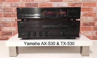 Odlično očuvan komplet marke Yamaha AX-530 &TX-530 Zvučno na lalafo.rs Odlično očuvan komplet marke Yamaha AX-530 &TX-530 Zvučno