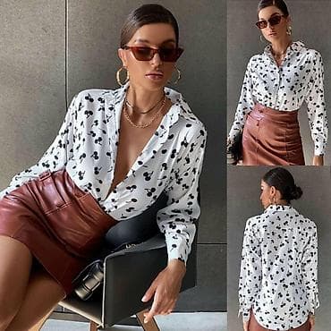 Ženska košulja sa printom – modni must-have - Kroj: klasična košulja na lalafo.rs — 1 Ženska košulja sa printom – modni must-have - Kroj: klasična košulja — 1