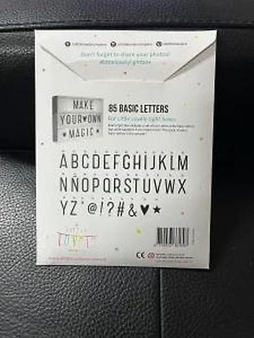 Home & Garden: A Little Lovely Company – Light Box Letter Pack, set od 85 osnovnih at lalafo.rs — 8 Home & Garden: A Little Lovely Company – Light Box Letter Pack, set od 85 osnovnih — 8