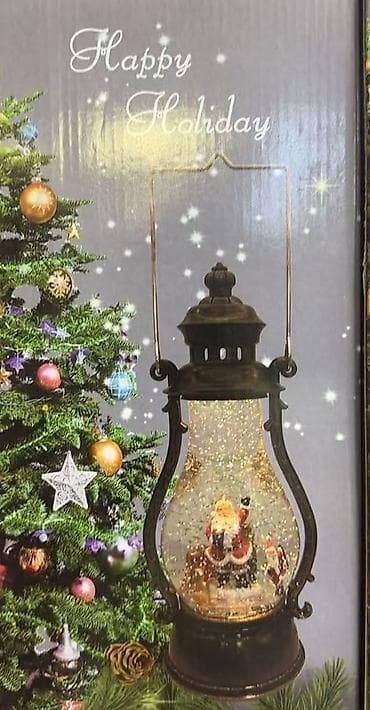 Veliki novogodišnji fenjer sa muzikom i simulacijom snega 23x13,5cm na lalafo.rs — 1 Veliki novogodišnji fenjer sa muzikom i simulacijom snega 23x13,5cm — 1