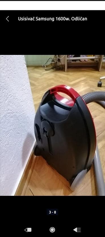 Usisivač samsung na vrećicu. ispravan dobar 1600 w. Dobar na lalafo.rs — 6 Usisivač samsung na vrećicu. ispravan dobar 1600 w. Dobar — 6