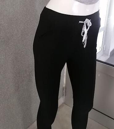 bermude teksas br: Crne ženske helanke sa uskim nogavicama, idealne za svakodnevno at lalafo.rs — 6 bermude teksas br: Crne ženske helanke sa uskim nogavicama, idealne za svakodnevno — 6