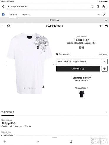 Men's T-shirt Philipp Plein, bоја - Tamnoplava na lalafo.rs — 5 Men's T-shirt Philipp Plein, bоја - Tamnoplava — 5