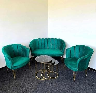 04. Shell set ( 2 fotelje + dvosed ) -Cena za set : 400e na lalafo.rs — 10 04. Shell set ( 2 fotelje + dvosed ) -Cena za set : 400e — 10