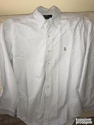 Original Ralph Lauren kosulja L 100% cotton Ramena 49cm duzina at lalafo.rs — 1 Original Ralph Lauren kosulja L 100% cotton Ramena 49cm duzina — 1