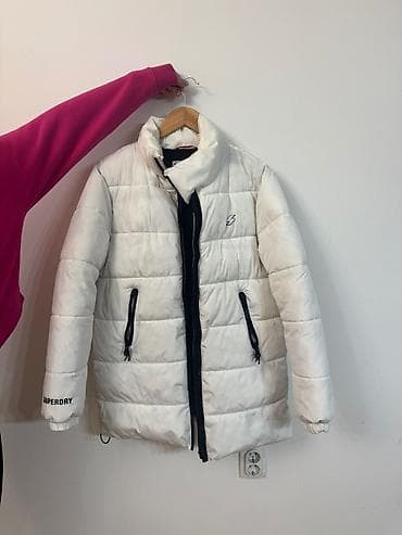 Ženska zimska jakna Superdry, pufnastog kroja, bela. - Model: kratka na lalafo.rs Ženska zimska jakna Superdry, pufnastog kroja, bela. - Model: kratka