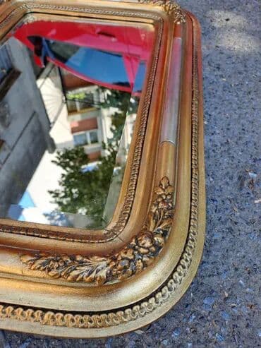 Antique Decor: Slifovano ogledalo uneobarok ramu. Stanje dobro. Ukupna dimenzija at lalafo.rs — 4 Antique Decor: Slifovano ogledalo uneobarok ramu. Stanje dobro. Ukupna dimenzija — 4