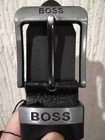 Novi muski kozni markirani kais Hugo Boss u crnoj boji. Zemlja porekla na lalafo.rs — 2 Novi muski kozni markirani kais Hugo Boss u crnoj boji. Zemlja porekla — 2