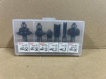 Milling Cutters: Set glodala za ručni glodalicu – 6 delova u plastičnoj kutiji Sadržaj at lalafo.rs — 4 Milling Cutters: Set glodala za ručni glodalicu – 6 delova u plastičnoj kutiji Sadržaj — 4