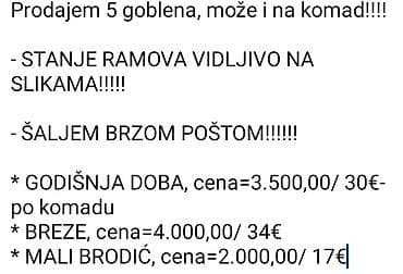 Prodajem goblene, cena za svaki posebno je na jednoj od slika. * na lalafo.rs — 6 Prodajem goblene, cena za svaki posebno je na jednoj od slika. * — 6