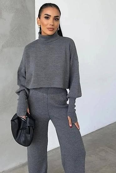 pantalone gina benotti: Ženski pleteni komplet – džemper i pantalone - Dvodijelni komplet od na lalafo.rs — 1 pantalone gina benotti: Ženski pleteni komplet – džemper i pantalone - Dvodijelni komplet od — 1