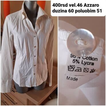 3XL, Pamuk, Jednobojni, bоја - Bela na lalafo.rs 3XL, Pamuk, Jednobojni, bоја - Bela