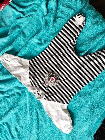 Bebi zeka/odelce Partizan – prugasto - Crno‑bele pruge sa ušivenim na lalafo.rs — 1 Bebi zeka/odelce Partizan – prugasto - Crno‑bele pruge sa ušivenim — 1