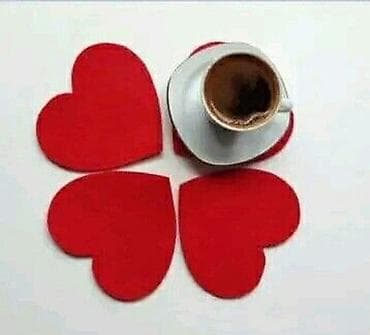 Podmetaci za solje u obliku srca crvena.Divno izgleda i lepsi je na lalafo.rs Podmetaci za solje u obliku srca crvena.Divno izgleda i lepsi je