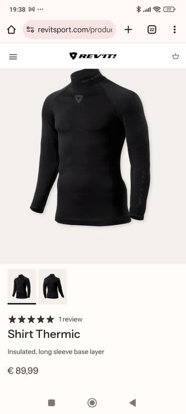 REVI’IT Shirt Thermic – termo baza sloj sa dugim rukavima - Muška na lalafo.rs REVI’IT Shirt Thermic – termo baza sloj sa dugim rukavima - Muška