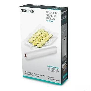 GORENJE VB28/300 bags for vacuum sealer, 9m (foil). Technical details na lalafo.rs — 2 GORENJE VB28/300 bags for vacuum sealer, 9m (foil). Technical details — 2