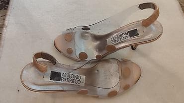 ⚪Sandale providne sa bronzanom štiklom 38 broj. ⚪Visina stikle 6 na lalafo.rs — 1 ⚪Sandale providne sa bronzanom štiklom 38 broj. ⚪Visina stikle 6 — 1