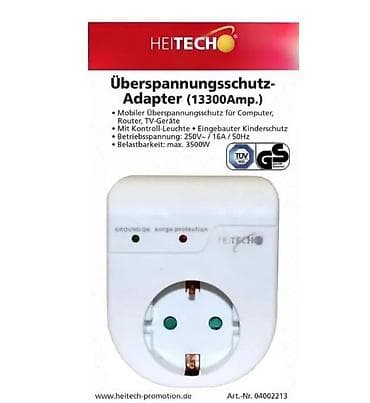 HEITECH prenosni prenaponski zaštitni adapter (13300 A) - Mobilna na lalafo.rs HEITECH prenosni prenaponski zaštitni adapter (13300 A) - Mobilna