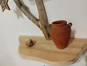 Unikatna zidna polica “Drvo” - Ručno rađena unilatna dekorativna na lalafo.rs — 2 Unikatna zidna polica “Drvo” - Ručno rađena unilatna dekorativna — 2