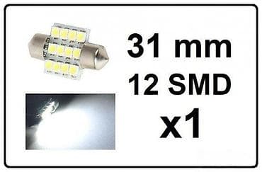 Home & Garden: LED sijalica za automobil – C5W/Festoon, 31 mm, 12x SMD, bela svetlost at lalafo.rs — 1 Home & Garden: LED sijalica za automobil – C5W/Festoon, 31 mm, 12x SMD, bela svetlost — 1