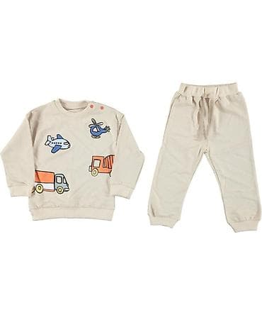 Dečiji komplet trenerke – duks i donji deo - Dvod elni set u bež boji na lalafo.rs Dečiji komplet trenerke – duks i donji deo - Dvod elni set u bež boji