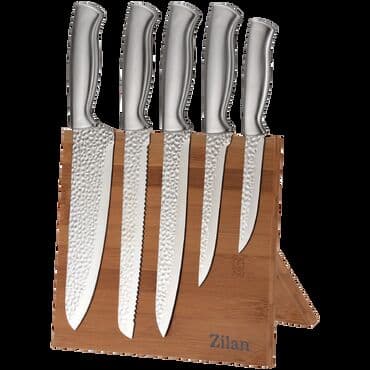 Set noževa Zilan ZLN1641 sadrži 6 delova, od kojih su 5 noževi i jedan na lalafo.rs Set noževa Zilan ZLN1641 sadrži 6 delova, od kojih su 5 noževi i jedan