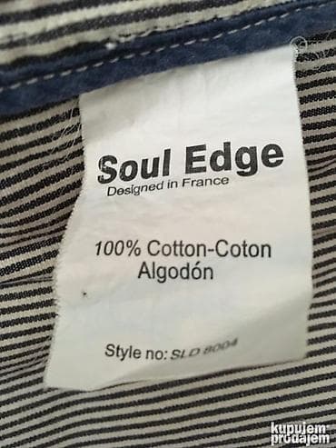 Soul Edge prugasta strukirana lagana jakna veličine L, bez postave na lalafo.rs — 5 Soul Edge prugasta strukirana lagana jakna veličine L, bez postave — 5