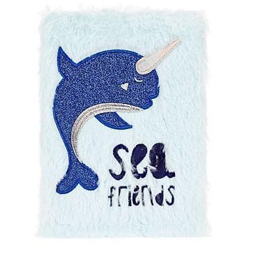 Mekani notes “Sea Friends” sa narvalom - Presvlaka od plišane, mekanе na lalafo.rs Mekani notes “Sea Friends” sa narvalom - Presvlaka od plišane, mekanе