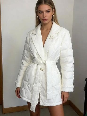 kozna jakna sa: Ženska kratka prošivena jakna/kaput sa pojasom S, M, L - Elegantna na lalafo.rs — 2 kozna jakna sa: Ženska kratka prošivena jakna/kaput sa pojasom S, M, L - Elegantna — 2