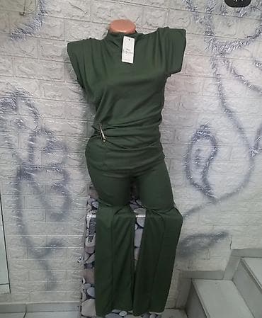 Damski komplet – bluza i pantalone sa proširenim nogavicama - na lalafo.rs — 4 Damski komplet – bluza i pantalone sa proširenim nogavicama - — 4