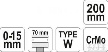 Jackhammers: Klešta za lim, tip W, 200 mm – PROFI, YATO, Poljska Klešta za lim, tip at lalafo.rs — 3 Jackhammers: Klešta za lim, tip W, 200 mm – PROFI, YATO, Poljska Klešta za lim, tip — 3