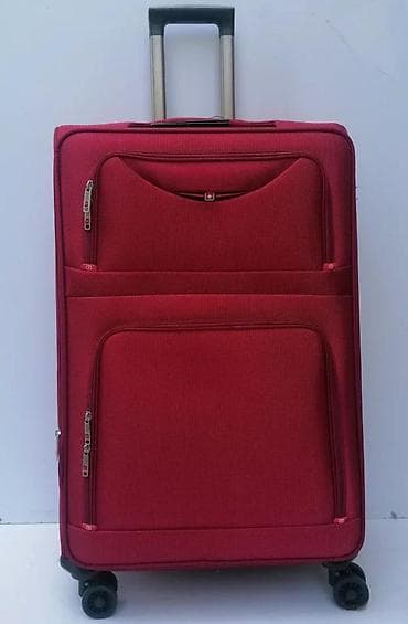 Travel suitcases and bags: Veliki putni kofer na točkiće – tekstilni, crvene boje - Prostrana at lalafo.rs — 7 Travel suitcases and bags: Veliki putni kofer na točkiće – tekstilni, crvene boje - Prostrana — 7