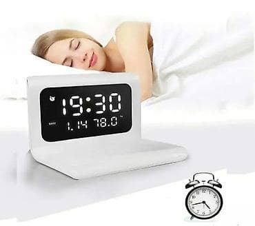 LED digitalni sat sa budilnikom i wireless punjačem Ovaj uređaj je na lalafo.rs — 3 LED digitalni sat sa budilnikom i wireless punjačem Ovaj uređaj je — 3