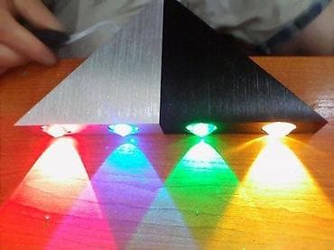 RGB zidne led lampe moderna 4W. Modernog dizajna aluminijumske lampe na lalafo.rs — 1 RGB zidne led lampe moderna 4W. Modernog dizajna aluminijumske lampe — 1