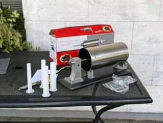 Ručna punilica za kobasice – inox - Materijal: nerđajući čelik na lalafo.rs Ručna punilica za kobasice – inox - Materijal: nerđajući čelik