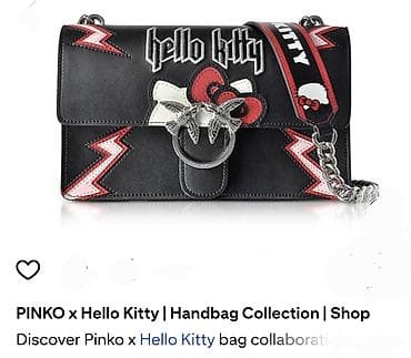 PINKO torbica Love Hello Kitty Rock. Kolaboracija sa Hello Kitty at lalafo.rs — 5 PINKO torbica Love Hello Kitty Rock. Kolaboracija sa Hello Kitty — 5