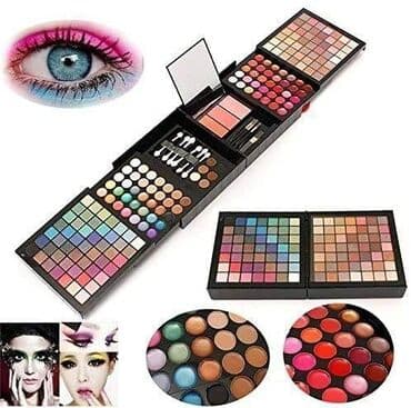 Cena 3100 din Sminka Paleta sminke 177 delova Kofer sminka Set na lalafo.rs Cena 3100 din Sminka Paleta sminke 177 delova Kofer sminka Set