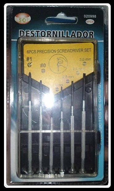 Set preciznih šrafcigera – 6 delova Opis: - 6PCS Precision na lalafo.rs Set preciznih šrafcigera – 6 delova Opis: - 6PCS Precision