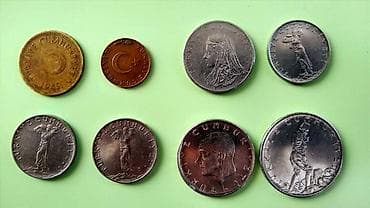 Art & Collectibles: 🇹🇷 STARE TURSKE KOVANICE – KURUŠ I LIRA (8 KOMADA) 25 kuruşa 1949 + at lalafo.rs — 2 Art & Collectibles: 🇹🇷 STARE TURSKE KOVANICE – KURUŠ I LIRA (8 KOMADA) 25 kuruşa 1949 + — 2