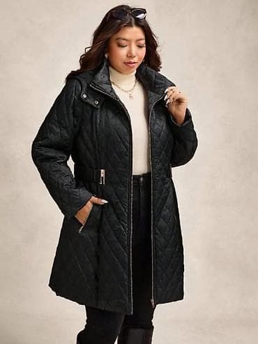 🔥Ženska prošivena zimska jakna s postavom Cena 3800 din Vel at lalafo.rs — 2 🔥Ženska prošivena zimska jakna s postavom Cena 3800 din Vel — 2