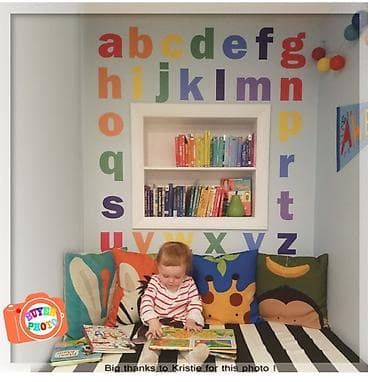 Zidne nalepnice – Šareni alfabet za dečiju sobu - Komplet edukativnih na lalafo.rs — 2 Zidne nalepnice – Šareni alfabet za dečiju sobu - Komplet edukativnih — 2