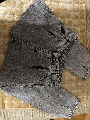 bermude teksas br: Ženske farmerke – sivi/black washed denim, visok struk - Kroj na lalafo.rs — 2 bermude teksas br: Ženske farmerke – sivi/black washed denim, visok struk - Kroj — 2