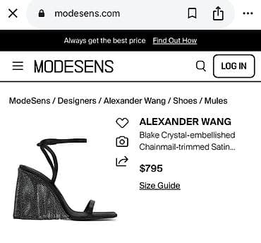Elegantne ženske sandale na punu petu sa kristalima – Alexander Wang na lalafo.rs — 4 Elegantne ženske sandale na punu petu sa kristalima – Alexander Wang — 4