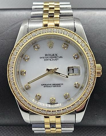 Rolex Datejust Full Diamond Biserno Beli - Kućište 41mm od nerđajućeg na lalafo.rs — 1 Rolex Datejust Full Diamond Biserno Beli - Kućište 41mm od nerđajućeg — 1