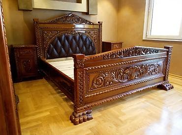 Stilski bračni krevet Royal,puno drvo.Novo na lalafo.rs Stilski bračni krevet Royal,puno drvo.Novo