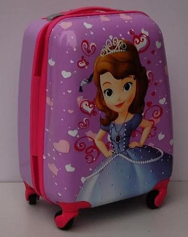 za svaki dan: Dečiji kofer na točkiće sa motivom princeze Sofije. Kofer ima at lalafo.rs — 3 za svaki dan: Dečiji kofer na točkiće sa motivom princeze Sofije. Kofer ima — 3