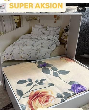 Textile: Set posteljine – dimenzije 200 x 220 cm - Komplet za bračni krevet sa at lalafo.rs — 3 Textile: Set posteljine – dimenzije 200 x 220 cm - Komplet za bračni krevet sa — 3